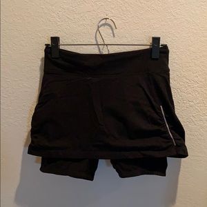 Athleta skort with compression shorts